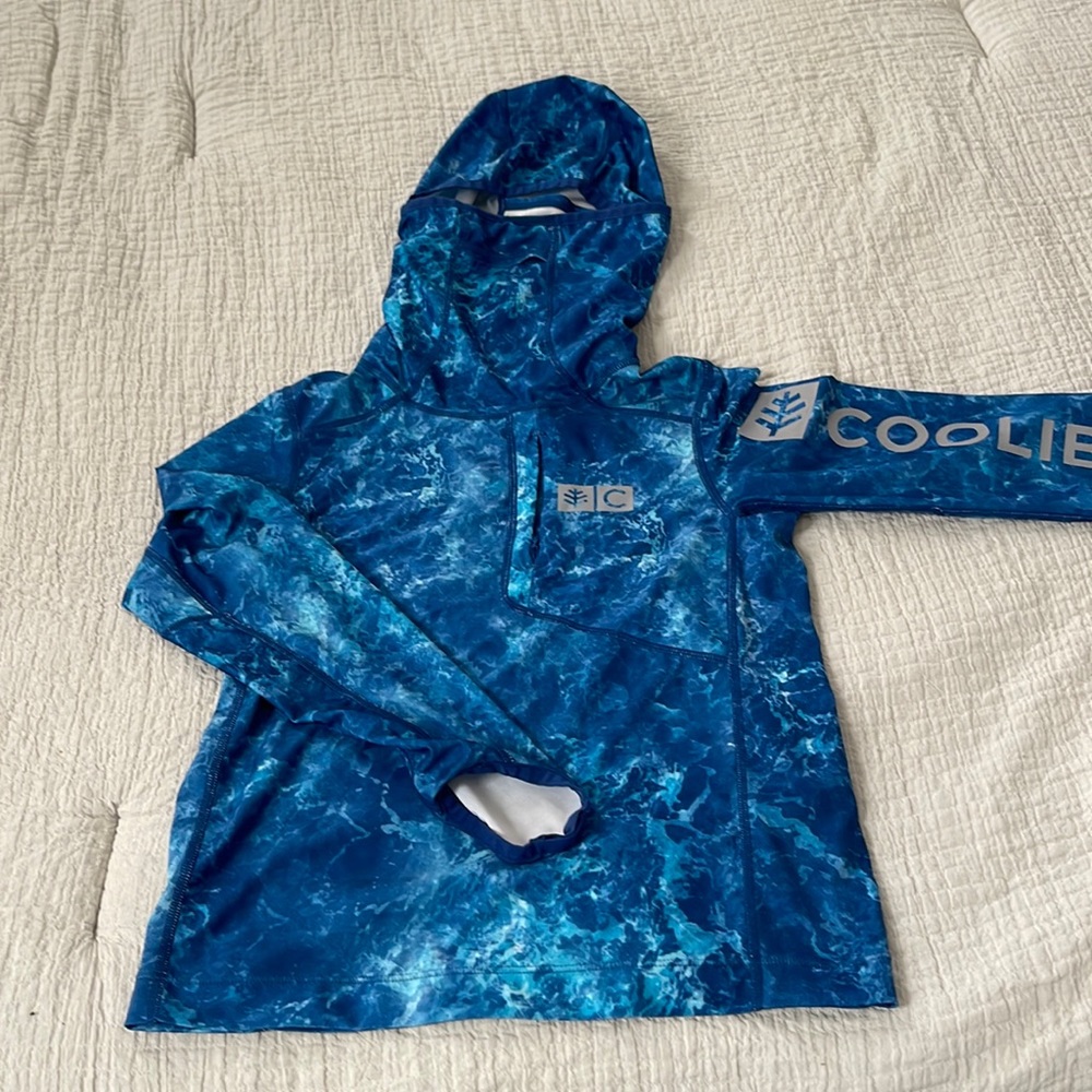Kids Coolibar SPF 50 Rash Guard Hoodie